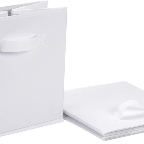 Home Essentials Collapsible Storage Container, 10.5 x 11, Purple - Picture 4 of 5